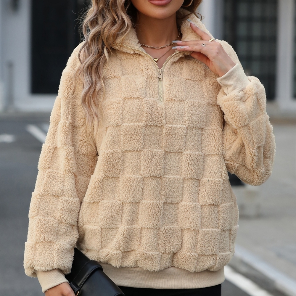Sienna Plush Tan Pullover - Picture 3 of 6